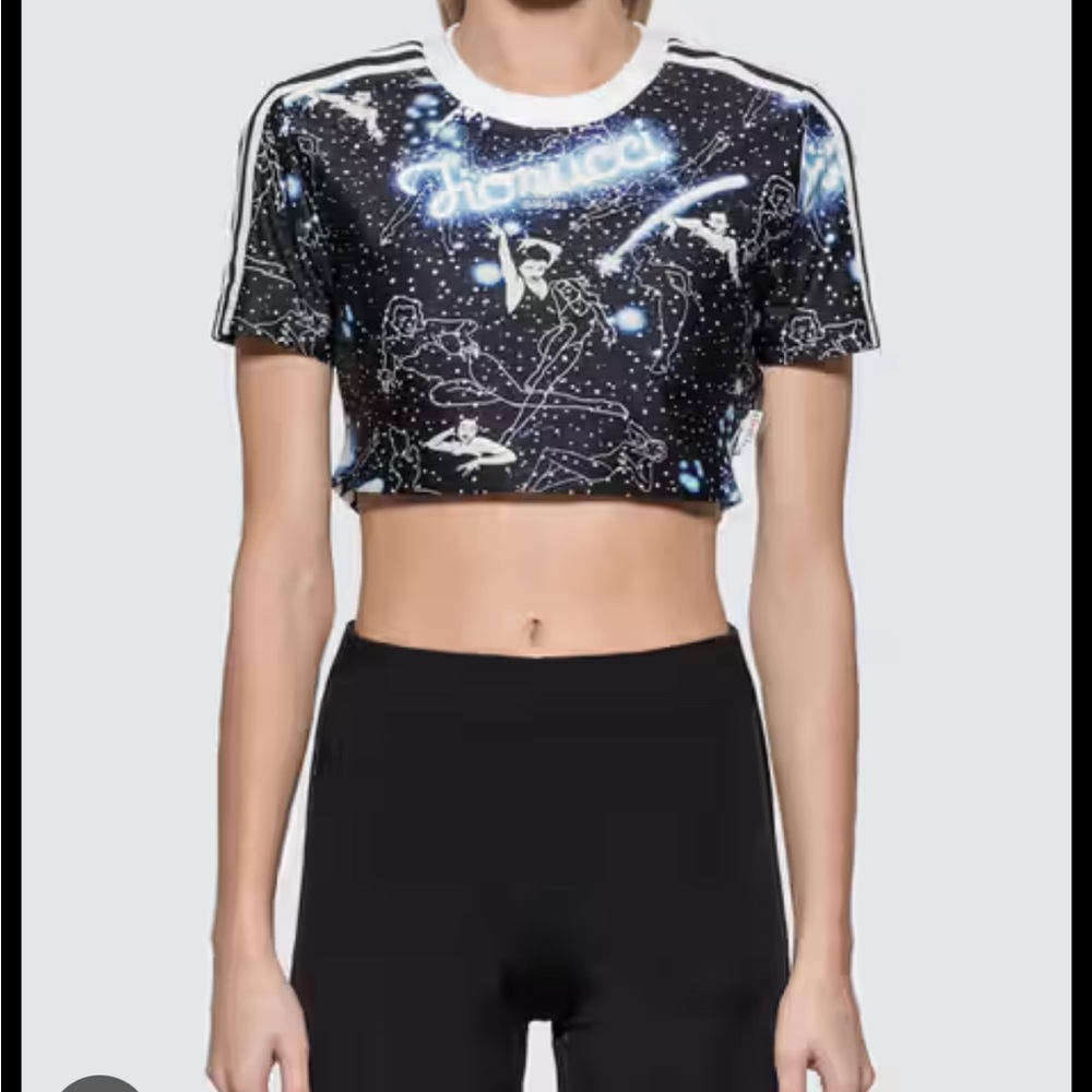 Fiorucci x Adidas pin-up star crop